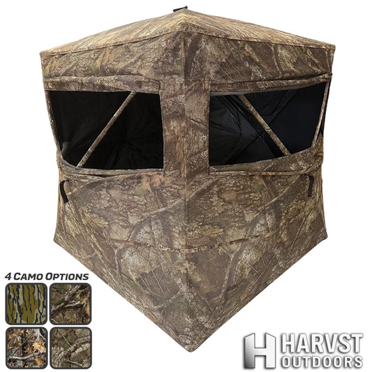 HARVST Outdoors - OmniView 270 See-Thru Ground Blind - 4 Camo Patterns