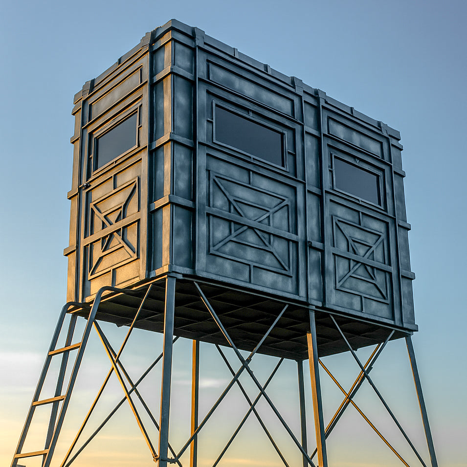 Hughes Clubhouse 4'x8' Deer Hunting Blind - Fully Loaded Edition