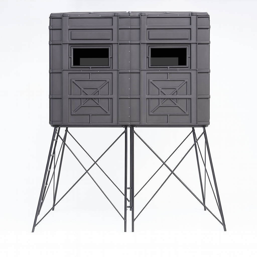 Hughes Clubhouse 4'x8' Deer Hunting Blind - Fully Loaded Edition