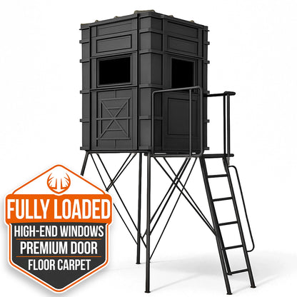 Hughes The Enforcer 4' x 4' Hunting Blind - Fully Loaded Edition