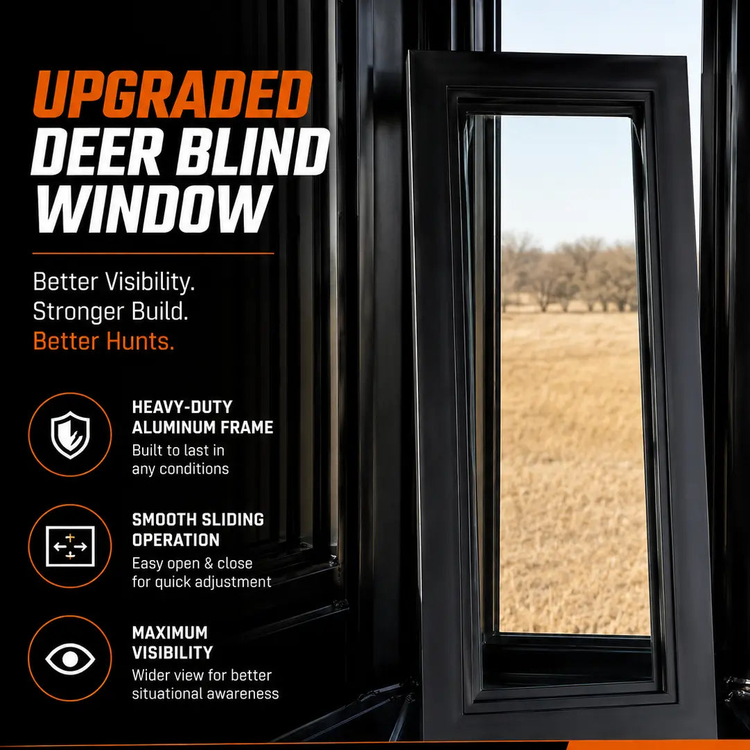 Hughes Clubhouse 4'x8' Deer Hunting Blind - Fully Loaded Edition