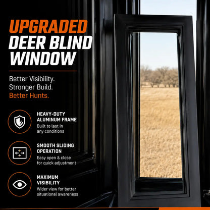 Hughes Clubhouse 4'x8' Deer Hunting Blind - Fully Loaded Edition