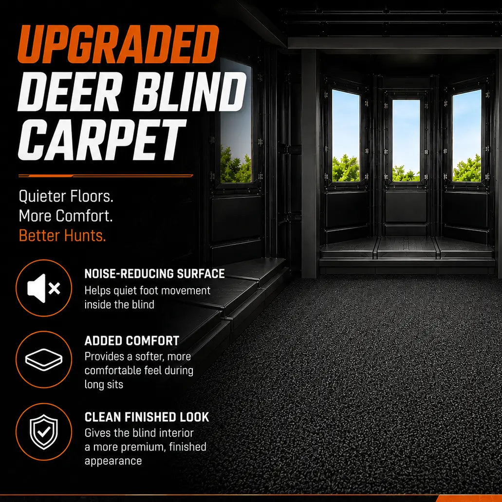 Hughes Clubhouse 4'x8' Deer Hunting Blind - Fully Loaded Edition