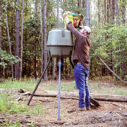Moultrie Deer Feeder Elite II Tripod Feeder 30 Gallon/200 LB Capacity