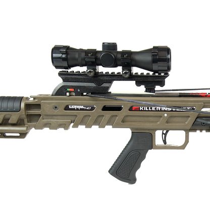 Killer Instinct Lethal 405 HD crossbow scope and rail close-up