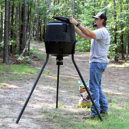 Moultrie Deer Feeder Standard 30 Gallon/200 LB Capacity Tripod