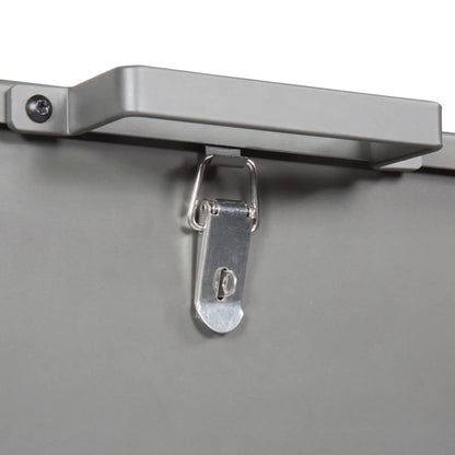 Millennium Dinner Bell 400 feeder hopper lid and locking latch close-up