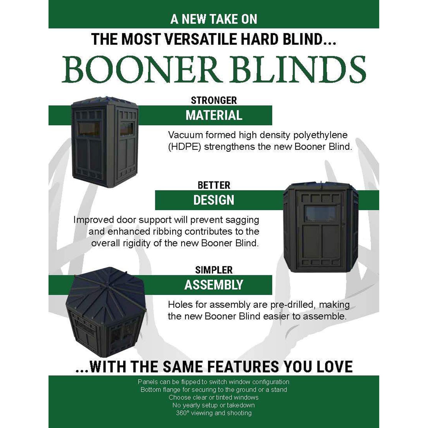 Booner 6-Panel Thunderdome Deer Hunting Blind 87 in. x 82 in.