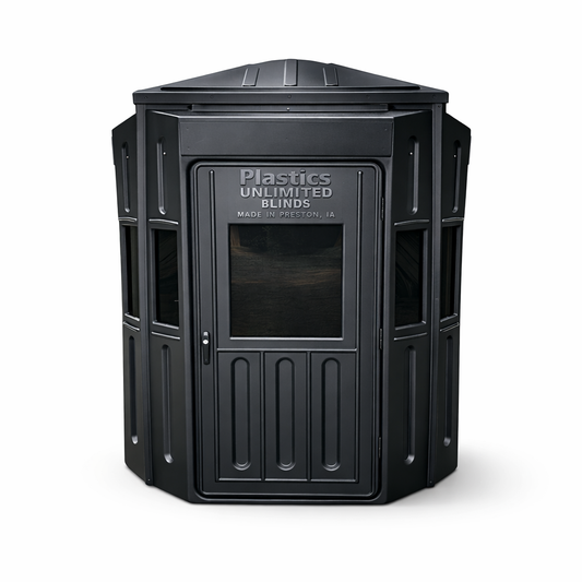Plastics Unlimited 6' x 6' Hunting Blind w/ Bow Windows