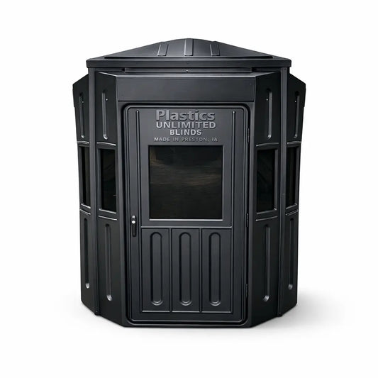 Plastics Unlimited hard-sided hunting blind product image on white background
