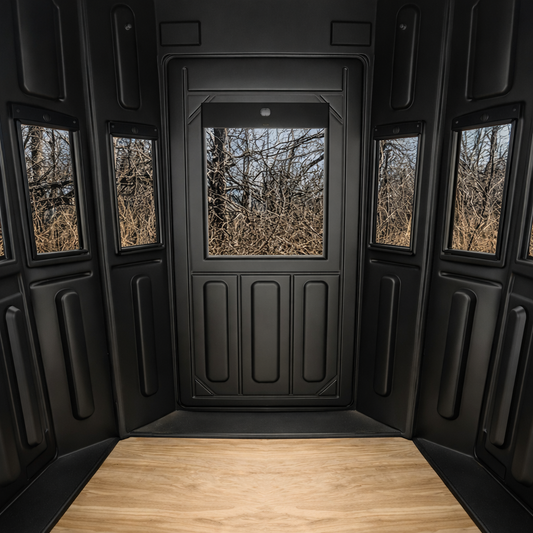 Plastics Unlimited 6' x 6' Hunting Blind w/ Bow Windows