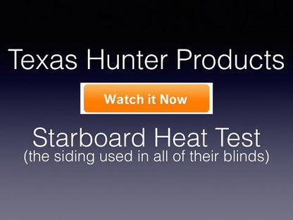 DB10: Texas Hunter Trophy Deer Blind Single 4' x 4' with 10 Foot Tower