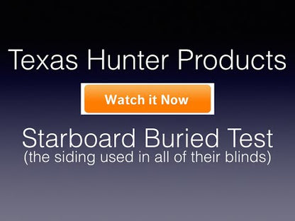 DDBG: Texas Hunter Trophy Ground Blind Double 4' x 8' with Ground Legs