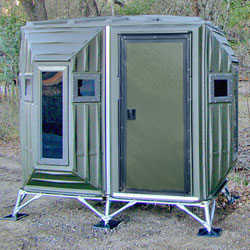 'The Bynd' 4'x8' Bow Hunting Blind - Olive Drab Green with Full Door