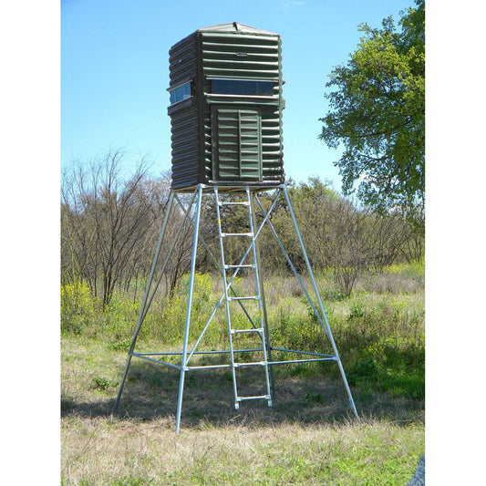 'The Bynd' 4'x4' Hunting Blind - Olive Drab Green with Half Door