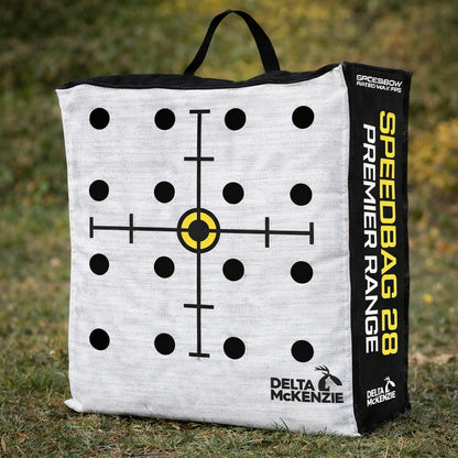 Speedbag Premier Range target bag with target design on grass