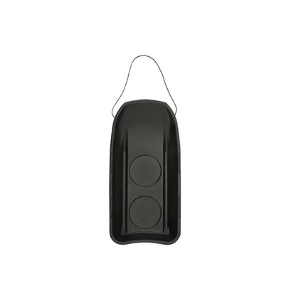 Terrain Tuff Tote black sled top-down view showing molded interior and tow rope
