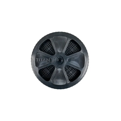 Titan Hunting Blinds 3-piece round vent interior piece with bug screen mesh and Titan logo