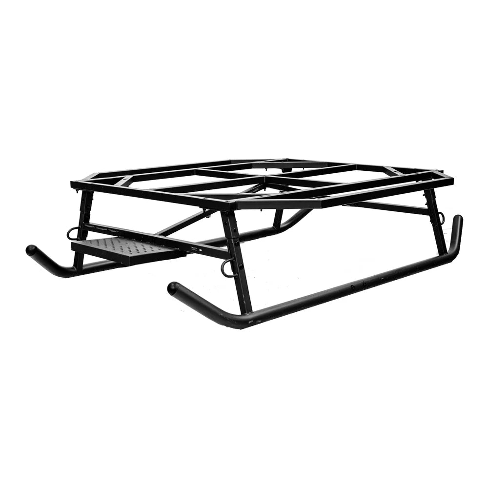 Titan Hunting Blinds Blind Base Skid steel sled frame, front three-quarter studio view on white