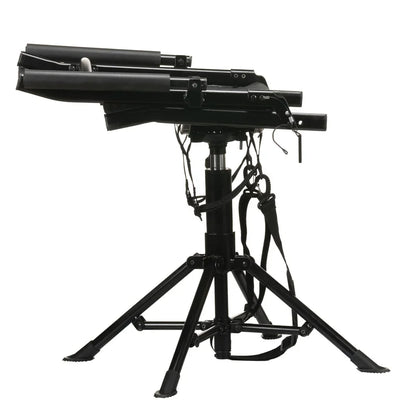 Titan Hunting Blinds Swivel Chair folded flat, side profile studio view on white