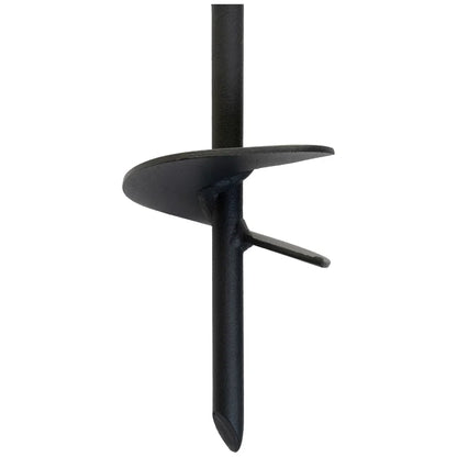 Titan Hunting Blinds Tower Auger Kit close-up of black helix blade and pointed tip