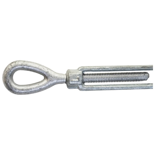 Titan Hunting Blinds Tower Auger Kit close-up of turnbuckle eye end and threaded rod