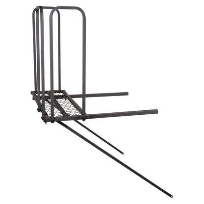Titan Hunting Blinds Tower Porch Extension Kit, front three-quarter view of full assembly