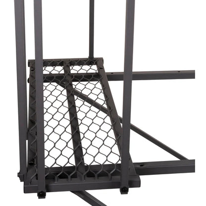 Titan Hunting Blinds Tower Porch Extension Kit close-up of mesh floor and frame underside