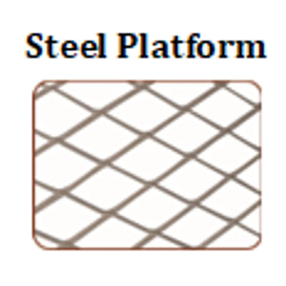Trophy Treestands Freedom steel platform mesh feature graphic close-up