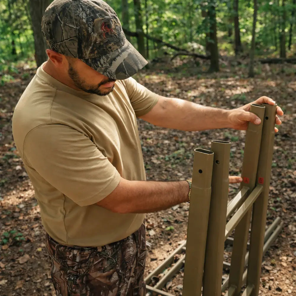 Trophy Treestands Mountaineer 20' Ladderstand  unboxing
