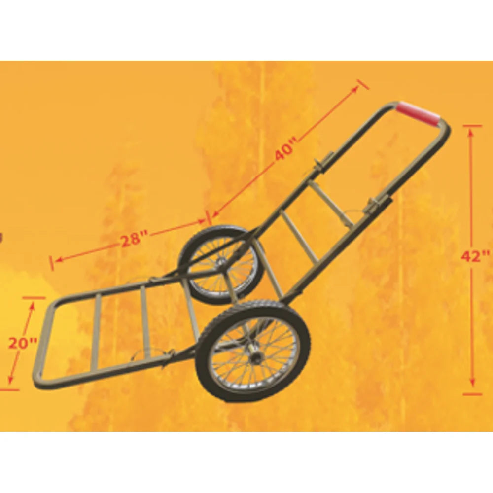 Trophy Treestands Trophy Game Cart diagram showing 40-inch, 28-inch, 20-inch and 42-inch dimensions
