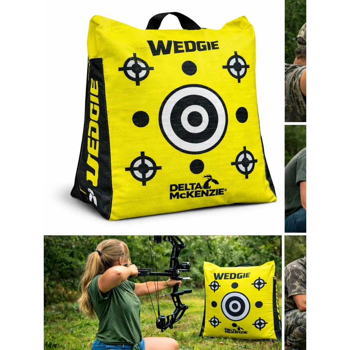 Delta McKenzie Wedgie 20" Target with female archer