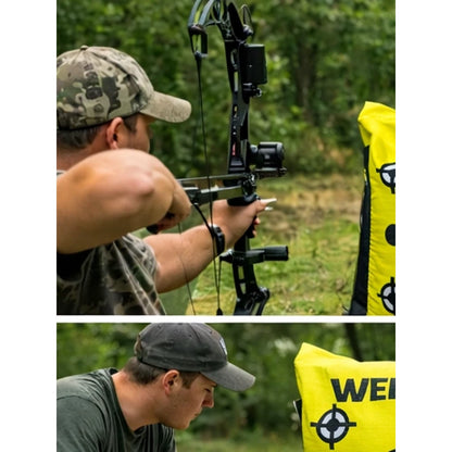 Archery shooting at the Delta McKenzie 20" Wedgie Target