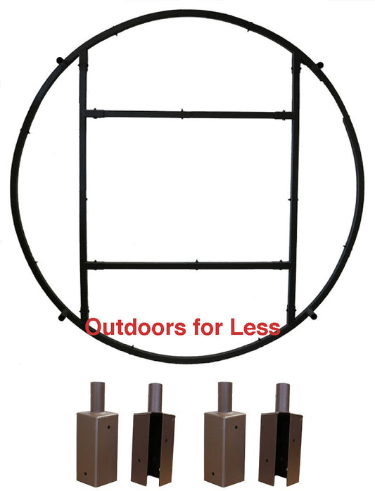 New-Level Round Floor Base with Platform Mounts for Booner and Maverick Blinds