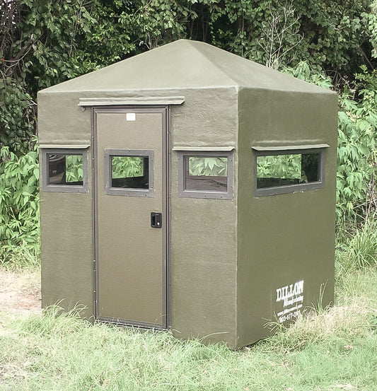 Dillon Manufacturing 4'x6' Classic Deer Blind With Door on 6' Side