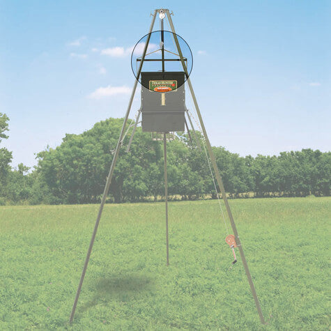 HB1: Texas Hunter Deer Feeder Hanging Bracket