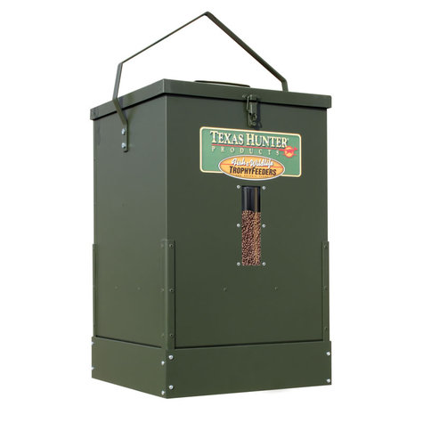 HF100W: Texas Hunter 100 lb. Hanging Deer Feeder