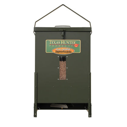 HF100W: Texas Hunter 100 lb. Hanging Deer Feeder