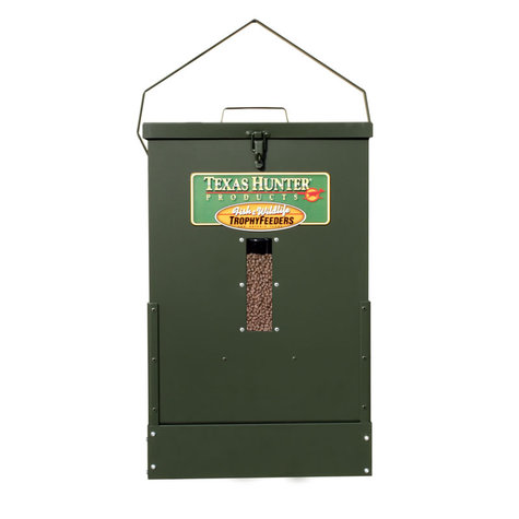 HF100W: Texas Hunter 100 lb. Hanging Deer Feeder