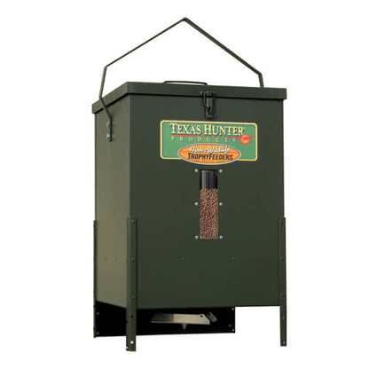 HF100W: Texas Hunter 100 lb. Hanging Deer Feeder