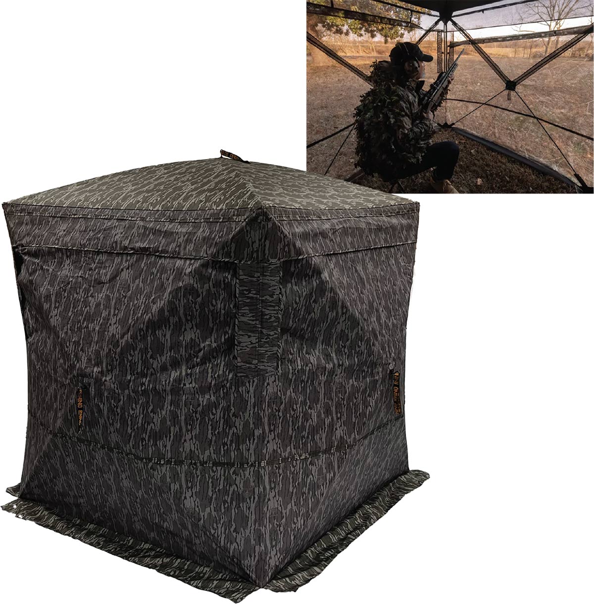 Rhino Blinds - Rhino 180 - See Thru Hunting Blind - Bottomland