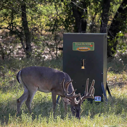 SF400: Texas Hunter 400 lb. Hideaway Stand and Fill Directional Deer Feeder