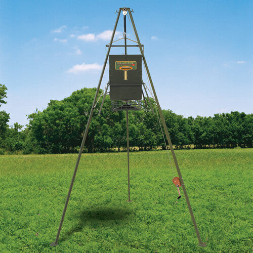 TF300EZLFT: Texas Hunter 300 lb. Trophy Deer Feeder with EZ Lift System