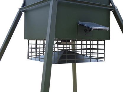 TF650L8: Texas Hunter 650 lb. Trophy Deer Corn Feeder with 8 Foot Legs